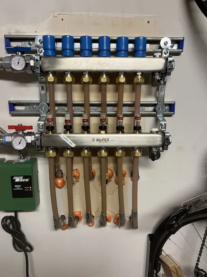 Plumber performing Leak Detection at a residential property in Senoia